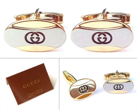 gucci cufflinks cat set|vintage gucci cufflinks.